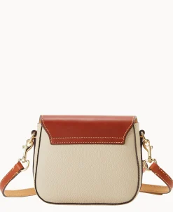 Dooney & Bourke The Pebble Turnlock Collection|Pebbled Leather<Pebble Turnlock Flap Saddle Bone