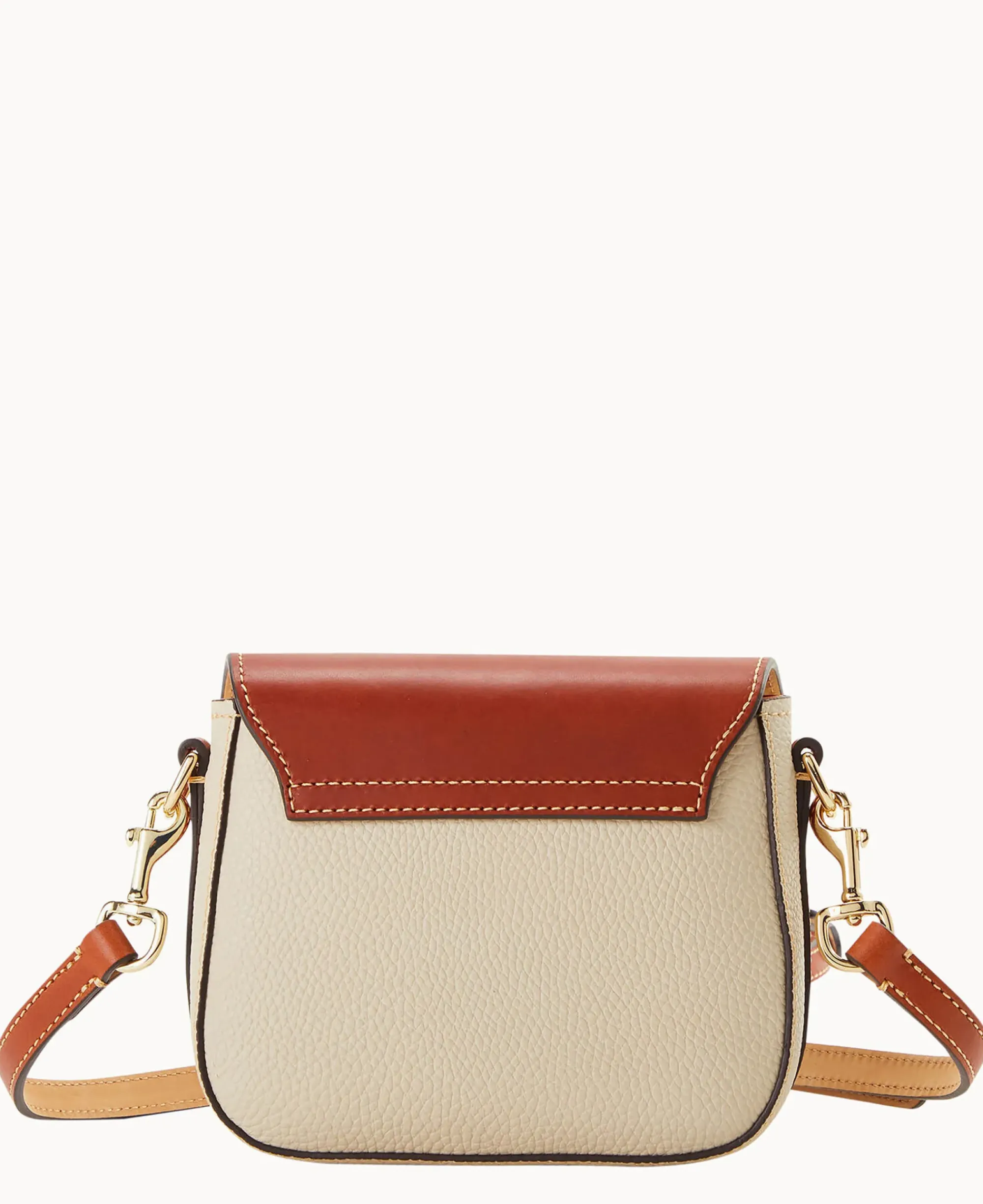 Dooney & Bourke The Pebble Turnlock Collection|Pebbled Leather<Pebble Turnlock Flap Saddle Bone