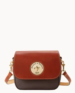 Dooney & Bourke The Pebble Turnlock Collection|Pebbled Leather<Pebble Turnlock Flap Saddle Brown Tmoro