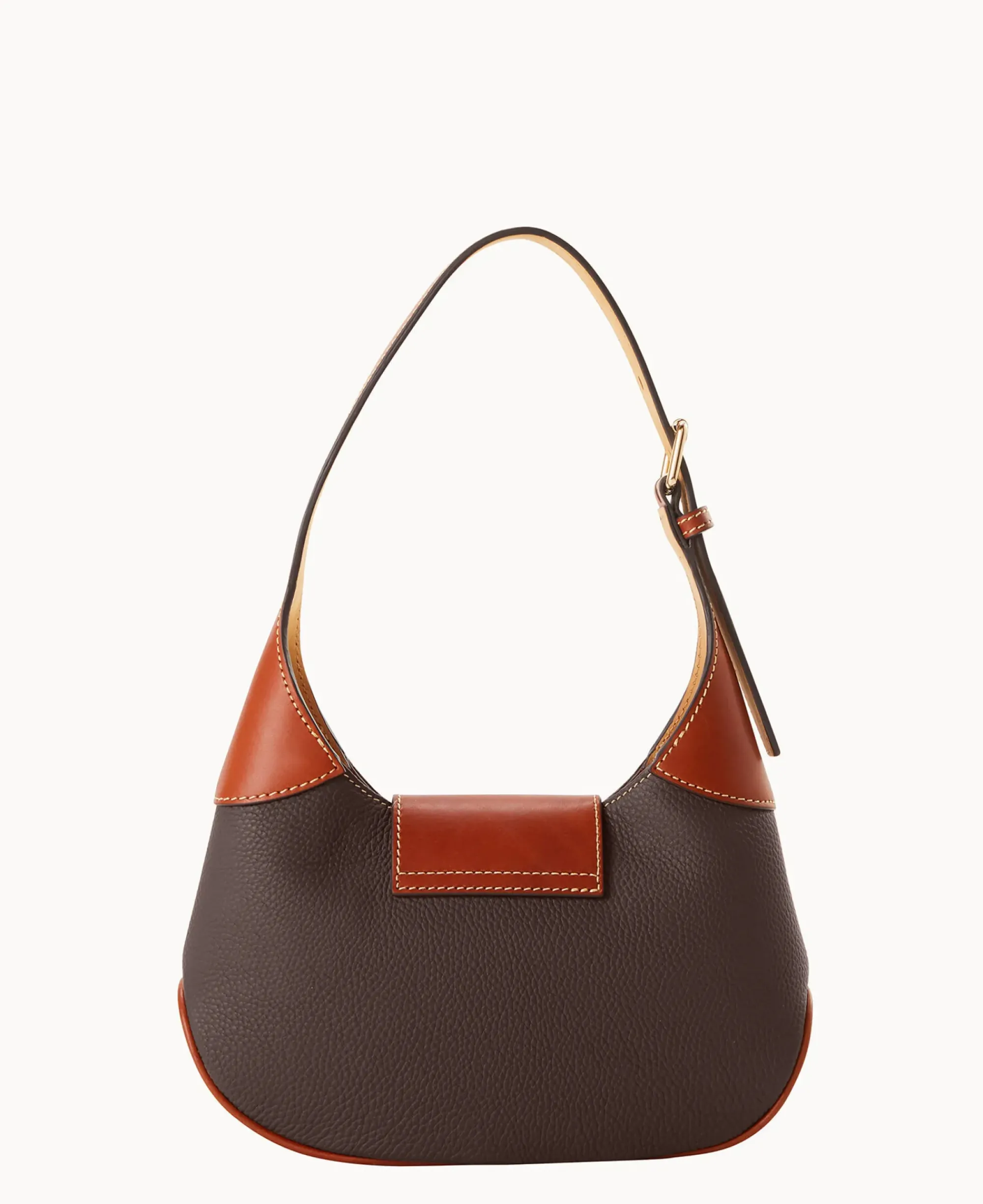 Dooney & Bourke The Pebble Grain Collection|The Pebble Turnlock Collection<Pebble Turnlock Hobo 26 Brown Tmoro