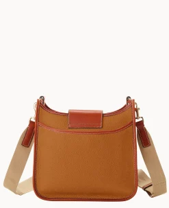 Dooney & Bourke The Pebble Turnlock Collection|Pebbled Leather<Pebble Turnlock Messenger 28 Caramel