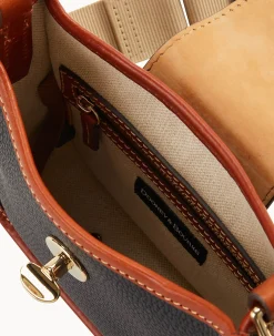 Dooney & Bourke The Pebble Grain Collection|The Pebble Turnlock Collection<Pebble Turnlock Messenger 20 Black