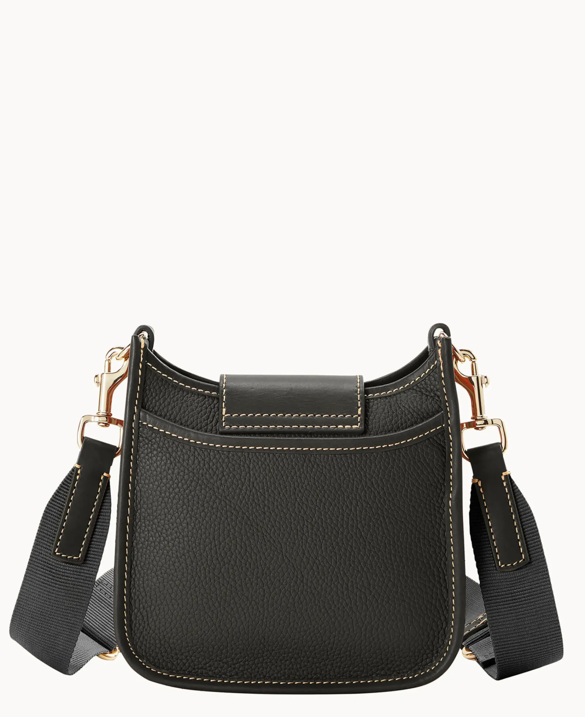 Dooney & Bourke The Pebble Grain Collection|The Pebble Turnlock Collection<Pebble Turnlock Messenger 20 Black