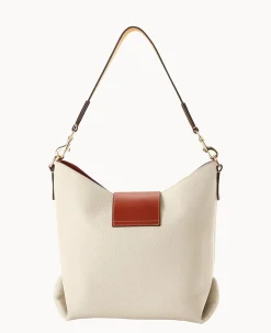 Dooney & Bourke The Pebble Turnlock Collection|Picnic in the Park<Pebble Turnlock Sac 30 Bone
