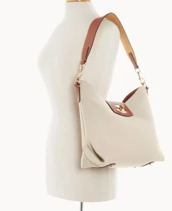 Dooney & Bourke The Pebble Turnlock Collection|Picnic in the Park<Pebble Turnlock Sac 30 Bone