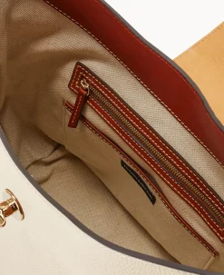 Dooney & Bourke The Pebble Turnlock Collection|Picnic in the Park<Pebble Turnlock Sac 30 Bone