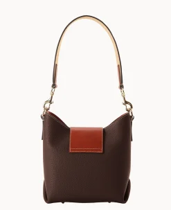 Dooney & Bourke The Pebble Turnlock Collection|Picnic in the Park<Pebble Turnlock Sac 22 Brown Tmoro