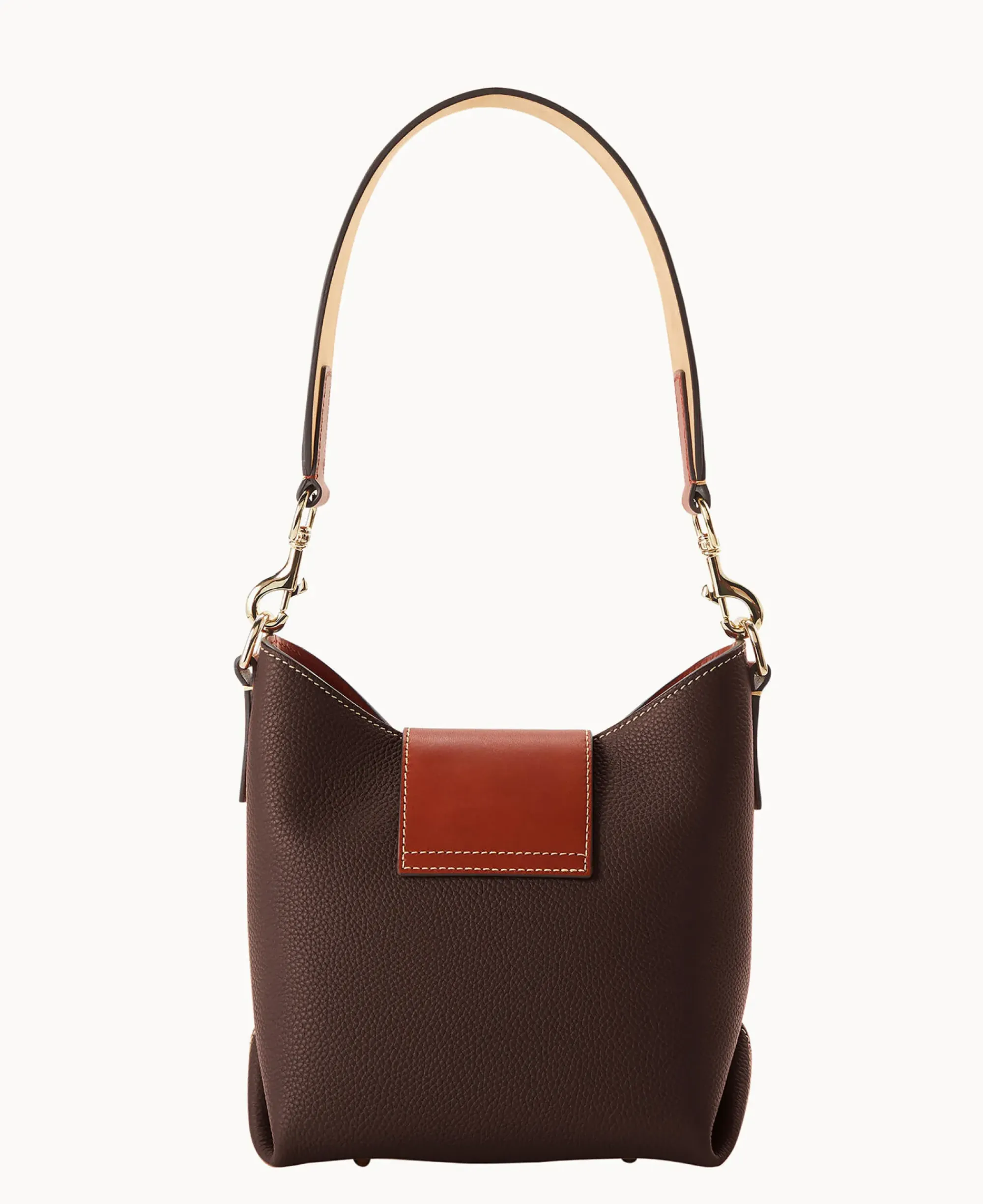 Dooney & Bourke The Pebble Turnlock Collection|Picnic in the Park<Pebble Turnlock Sac 22 Brown Tmoro