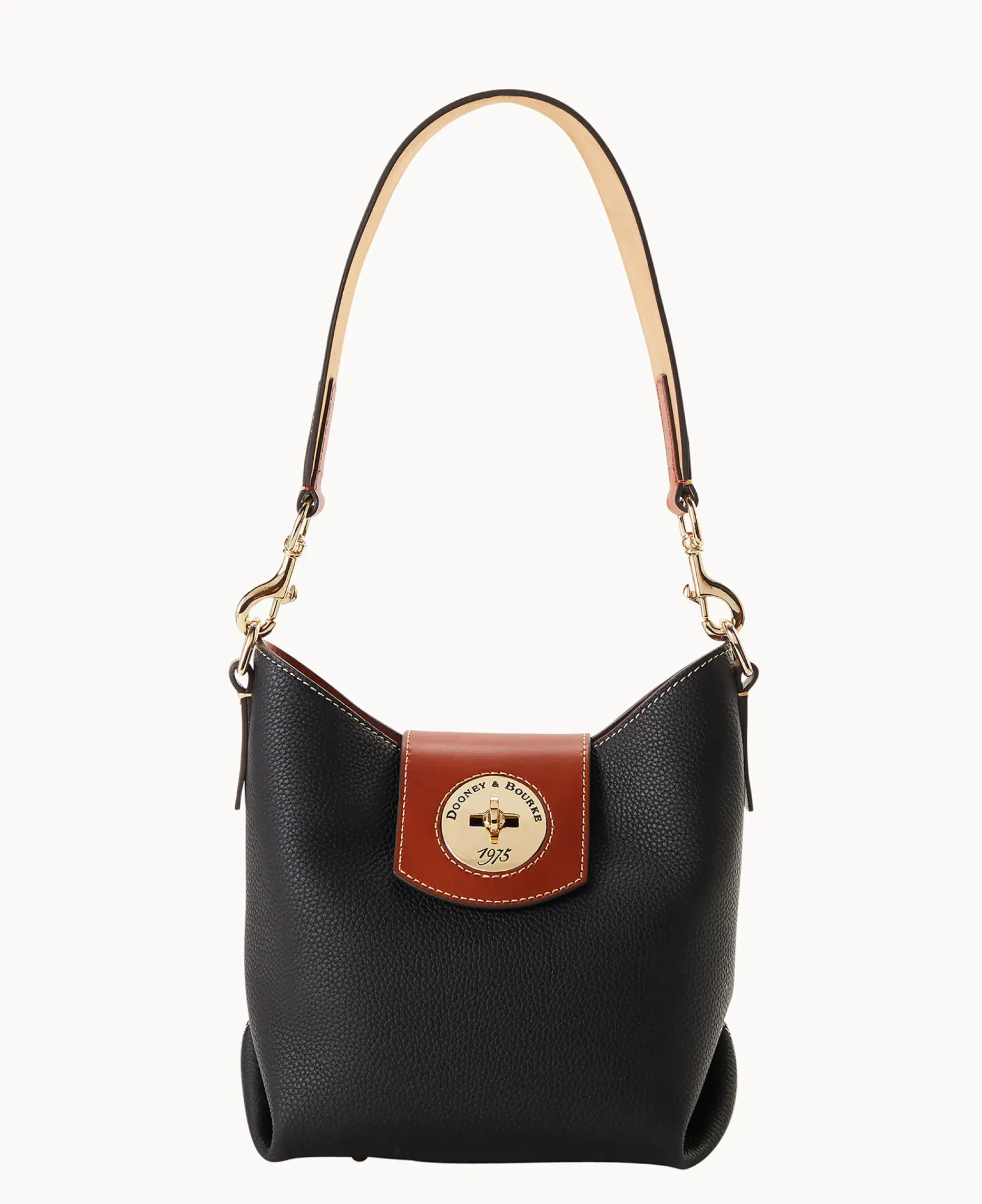 Dooney & Bourke The Pebble Turnlock Collection|Picnic in the Park<Pebble Turnlock Sac 22 Black