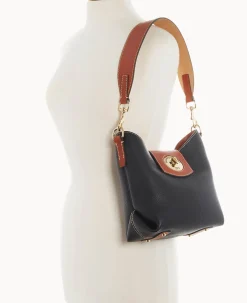 Dooney & Bourke The Pebble Turnlock Collection|Picnic in the Park<Pebble Turnlock Sac 22 Black
