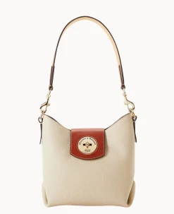 Dooney & Bourke The Pebble Turnlock Collection|Picnic in the Park<Pebble Turnlock Sac 22 Bone