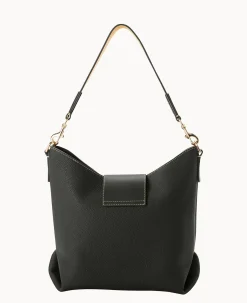 Dooney & Bourke The Pebble Turnlock Collection|Picnic in the Park<Pebble Turnlock Sac 30 Black