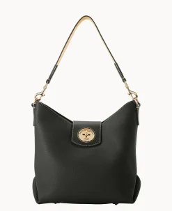 Dooney & Bourke The Pebble Turnlock Collection|Picnic in the Park<Pebble Turnlock Sac 30 Black