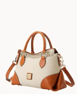 Dooney & Bourke The Pebble Grain Collection|Pebbled Leather<Pebble with Florentine Trim Satchel 30 Bone