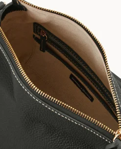 Dooney & Bourke The Pebble Grain Collection|Pebbled Leather<Pebble with Florentine Trim Satchel 30 Black