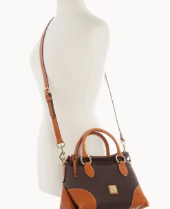Dooney & Bourke The Pebble Grain Collection|Pebbled Leather<Pebble with Florentine Trim Satchel 30 Brown Tmoro