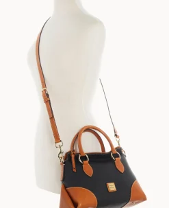 Dooney & Bourke The Pebble Grain Collection|Pebbled Leather<Pebble with Florentine Trim Satchel 30 Black