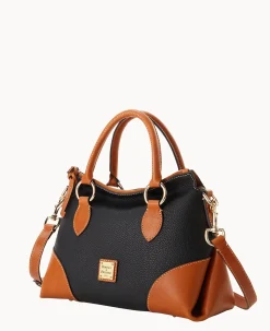 Dooney & Bourke The Pebble Grain Collection|Pebbled Leather<Pebble with Florentine Trim Satchel 30 Black