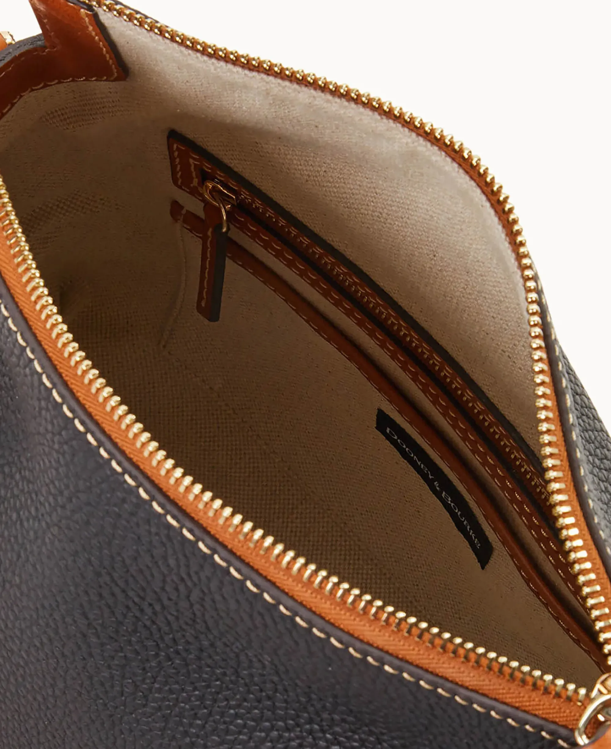Dooney & Bourke The Pebble Grain Collection|Pebbled Leather<Pebble with Florentine Trim Satchel 30 Black