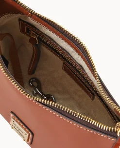Dooney & Bourke Smooth Leather|Mini Bags<Penrose Crossbody 20 Light Tan