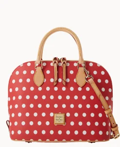 Dooney & Bourke The Polka Dot Collection|Spring Style<Polka Dot Zip Zip Satchel Red