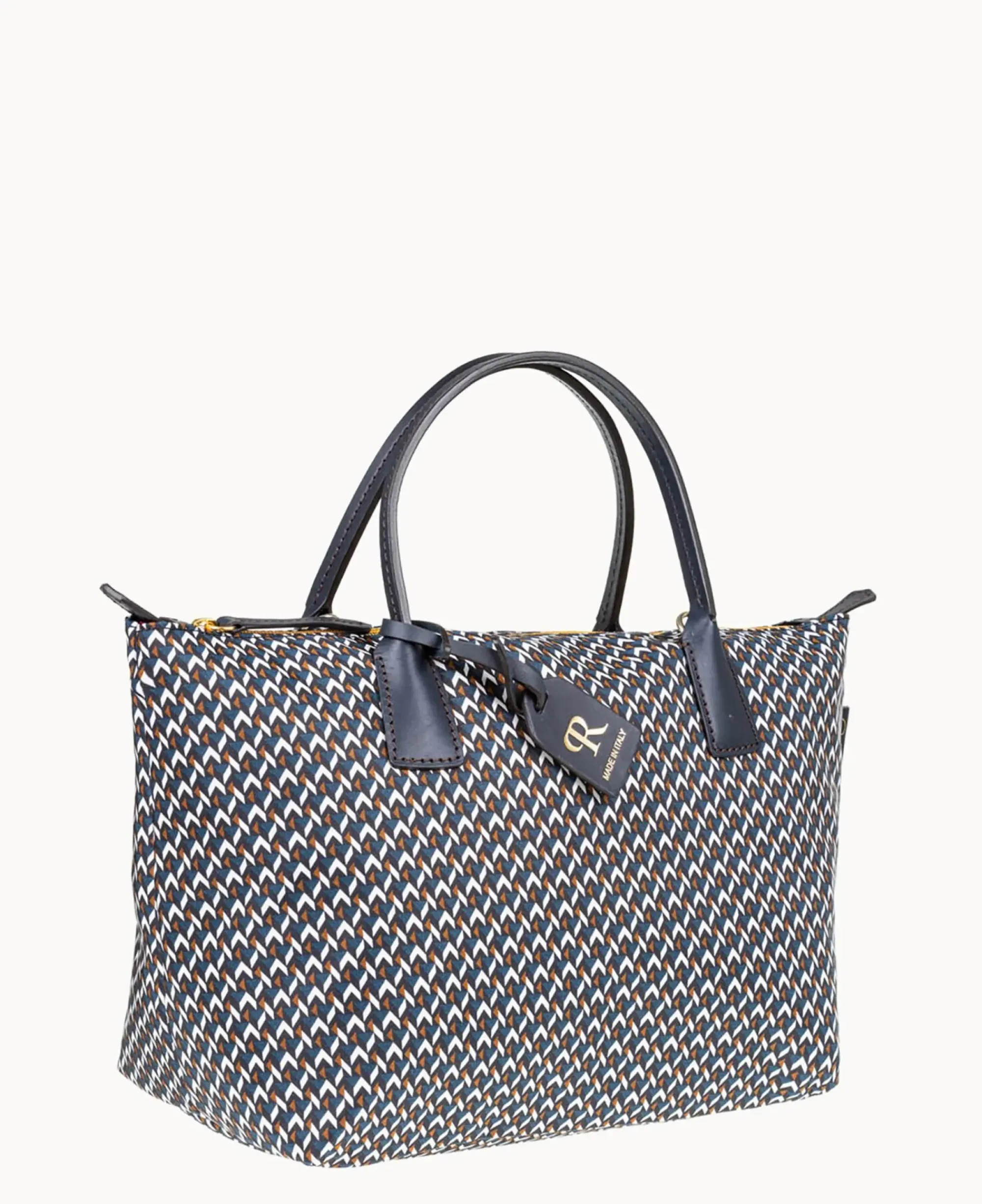 Dooney & Bourke Ready For the Getaway|Printed Fabric<Roberta Pieri Tatami Classic Small Robertina Tote Midnight Blue