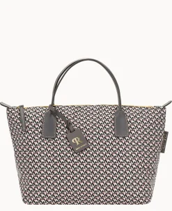 Dooney & Bourke Ready For the Getaway|Printed Fabric<Roberta Pieri Tatami Classic Small Robertina Tote Rose