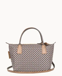 Dooney & Bourke Ready For the Getaway|Printed Fabric<Roberta Pieri Tatami Classic Mini Robertina Tote Taupe