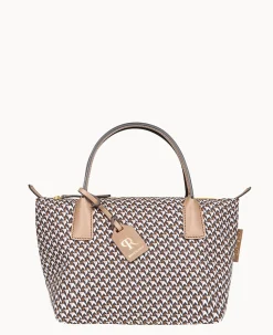 Dooney & Bourke Ready For the Getaway|Printed Fabric<Roberta Pieri Tatami Classic Mini Robertina Tote Taupe