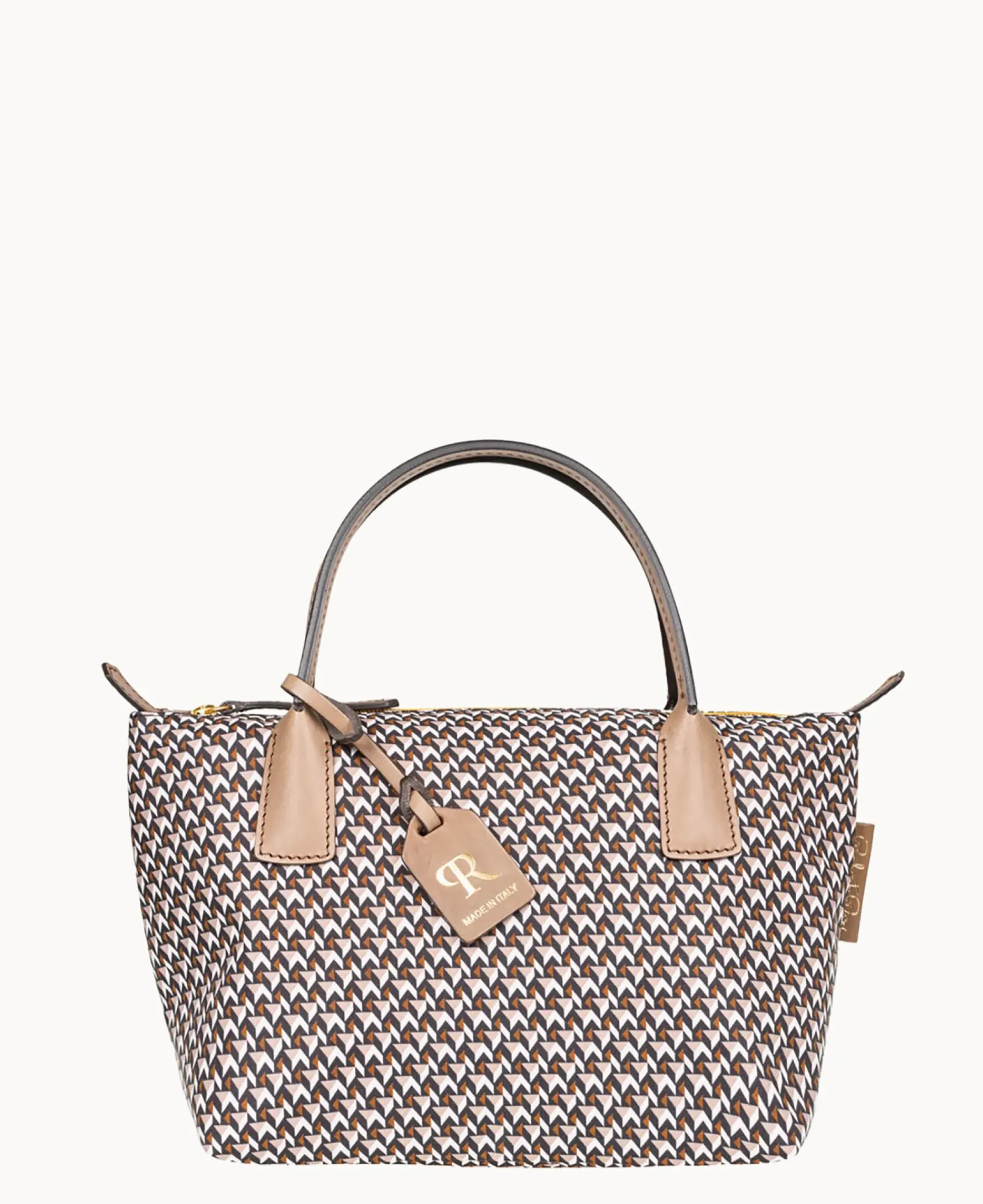 Dooney & Bourke Ready For the Getaway|Printed Fabric<Roberta Pieri Tatami Classic Mini Robertina Tote Taupe