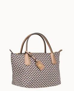 Dooney & Bourke Ready For the Getaway|Printed Fabric<Roberta Pieri Tatami Classic Mini Robertina Tote Taupe