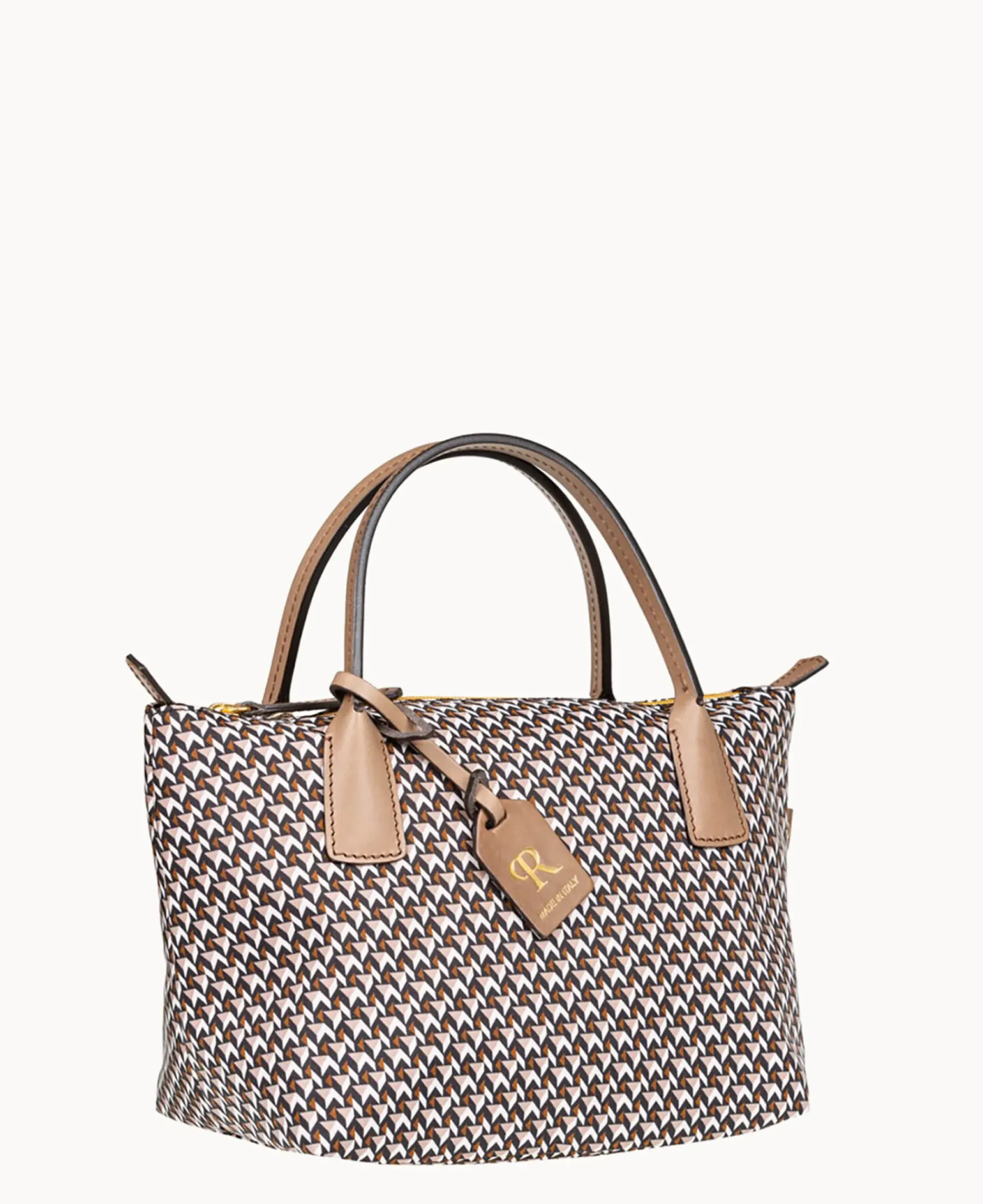Dooney & Bourke Ready For the Getaway|Printed Fabric<Roberta Pieri Tatami Classic Mini Robertina Tote Taupe
