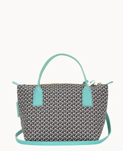 Dooney & Bourke Ready For the Getaway|Printed Fabric<Roberta Pieri Tatami Fun Mini Robertina Tote Aqua