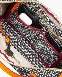 Dooney & Bourke Ready For the Getaway|Printed Fabric<Roberta Pieri Tatami Fun Small Robertina Tote Pumpkin