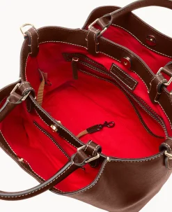 Dooney & Bourke The Saffiano Collection|Textured Leather<Saffiano Barlow Amber