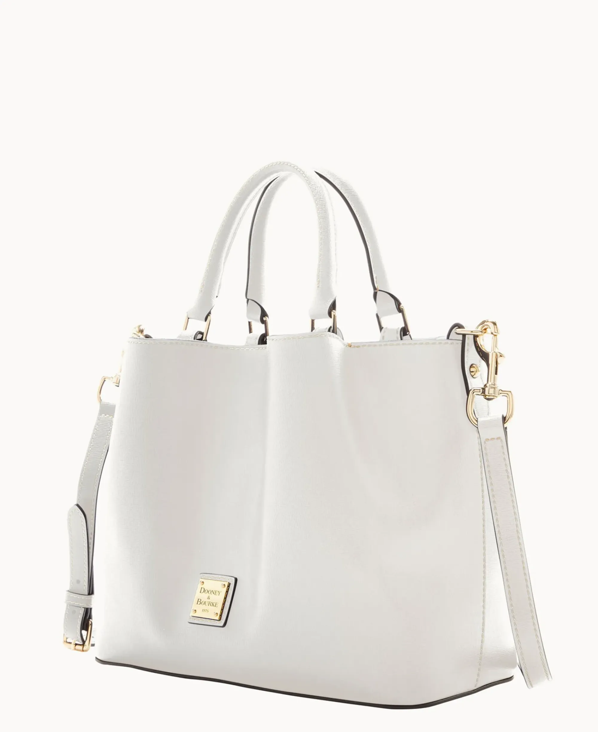 Dooney & Bourke The Saffiano Collection|Textured Leather<Saffiano Barlow Ecru