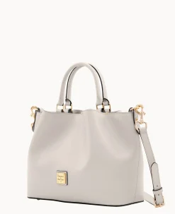 Dooney & Bourke The Saffiano Collection|Ready For the Getaway<Saffiano Brenna Ecru