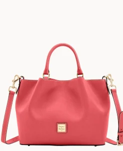 Dooney & Bourke The Saffiano Collection|Ready For the Getaway<Saffiano Brenna Bubble Gum