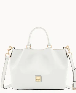 Dooney & Bourke The Saffiano Collection|Ready For the Getaway<Saffiano Brenna Off White