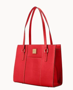 Dooney & Bourke The Saffiano Collection|Textured Leather<Saffiano Charlotte Tomato