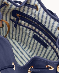 Dooney & Bourke The Saffiano Collection|Ready For the Getaway<Saffiano Drawstring Marine