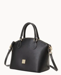 Dooney & Bourke The Saffiano Collection|Textured Leather<Saffiano Geena Satchel Black