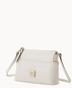 Dooney & Bourke The Saffiano Collection|Textured Leather<Saffiano Katie Crossbody Ecru