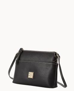 Dooney & Bourke The Saffiano Collection|Textured Leather<Saffiano Katie Crossbody Black