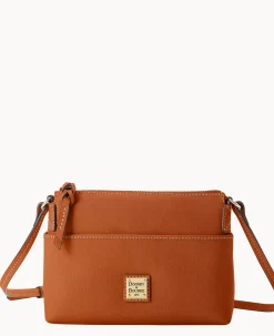 Dooney & Bourke The Saffiano Collection|Textured Leather<Saffiano Katie Crossbody Natural