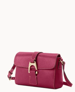 Dooney & Bourke The Saffiano Collection|Textured Leather<Saffiano Kyra Crossbody Cranberry