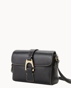 Dooney & Bourke The Saffiano Collection|Textured Leather<Saffiano Kyra Crossbody Black