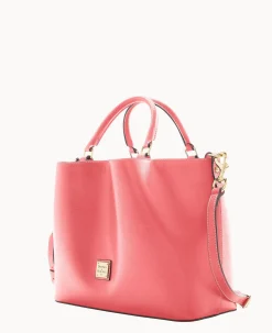 Dooney & Bourke The Saffiano Collection|Textured Leather<Saffiano Large Barlow Bubble Gum