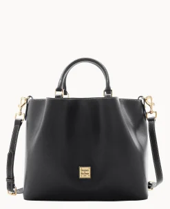 Dooney & Bourke The Saffiano Collection|Textured Leather<Saffiano Large Barlow Black