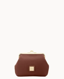 Dooney & Bourke The Saffiano Collection|Grab and Go<Saffiano Large Framed Purse Amber